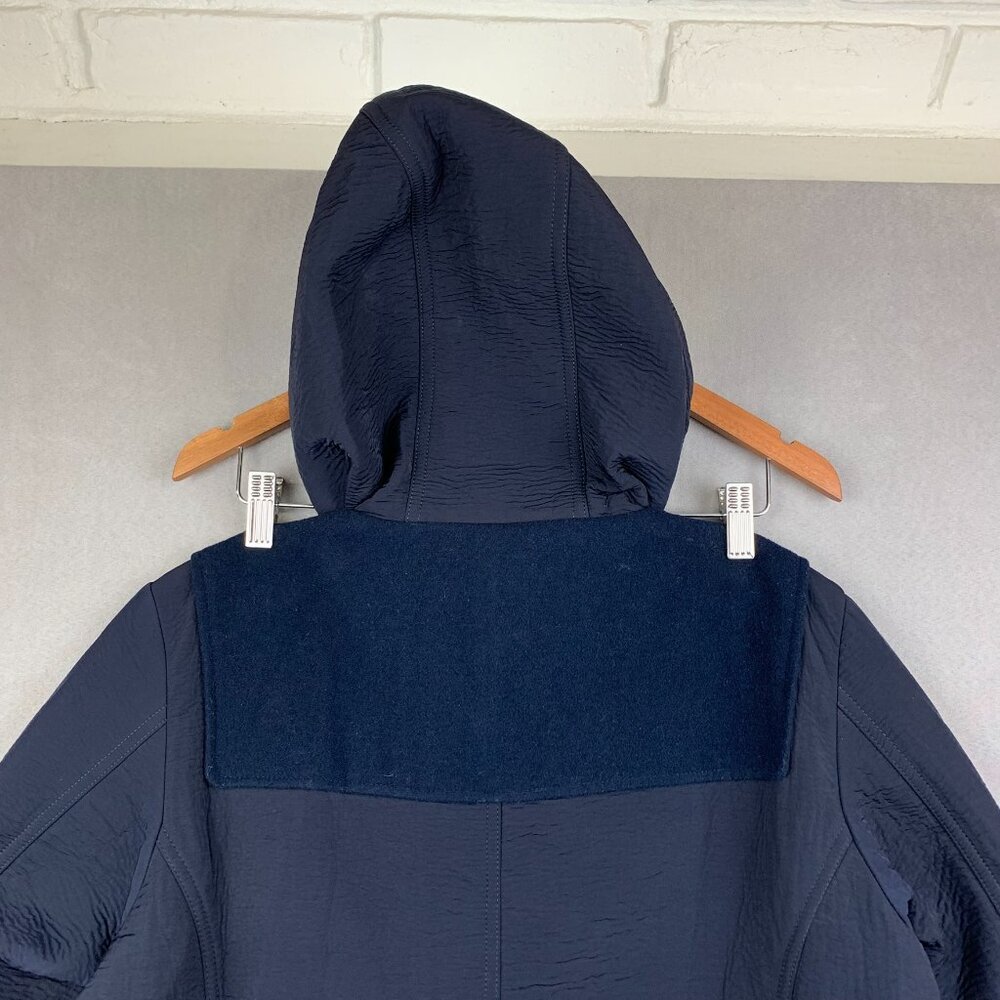 Diesel Mens Winter Jacket Small Navy Blue Full Zip Hooded W Kross Parka Nylon - Picture 14 of 16